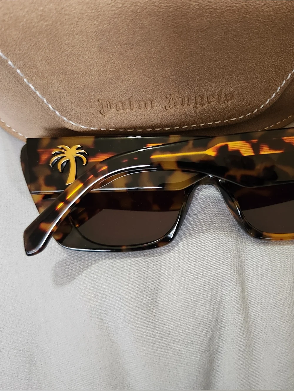 NEW Palm Angels Fairfield-PERI058S24PLA0016064 Sunglasses 53mm 100% Authentic